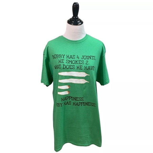 Spencer's Women's Crewneck T-Shirt M Medium NWT Mary Jane Graphic Print Green - Picture 1 of 5